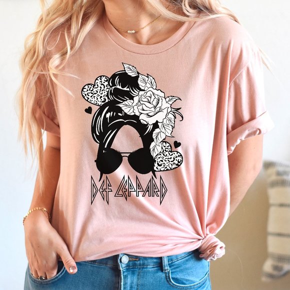 Tops - Def Leppard Graphic Tee Def Leppard Band Tee Unisex Def Leppard Tee Shirt
